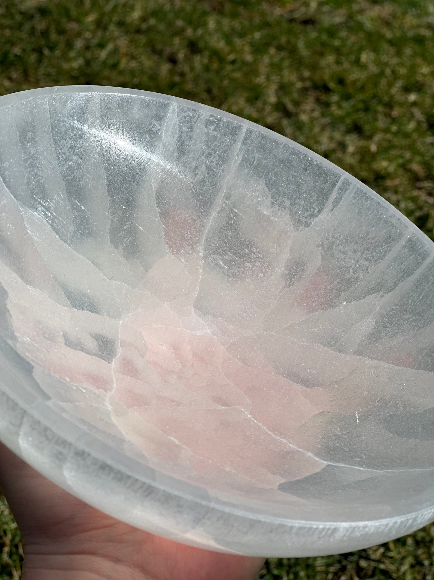 Large Satin Spar Selenite Bowl