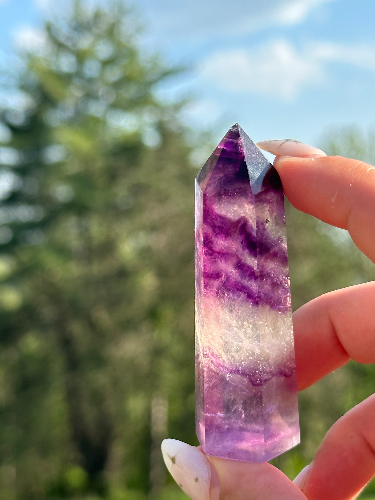 Magenta Fluorite Towers