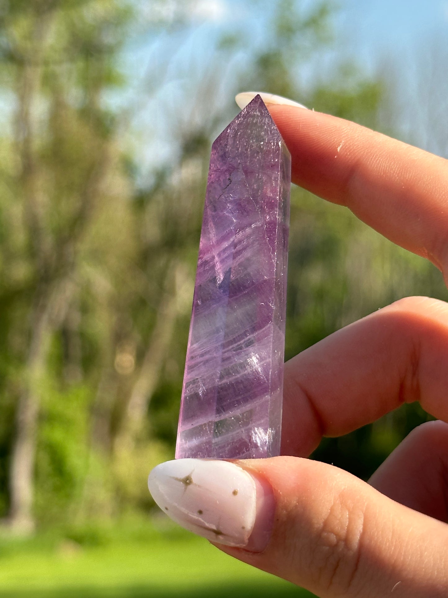 Magenta Fluorite Towers