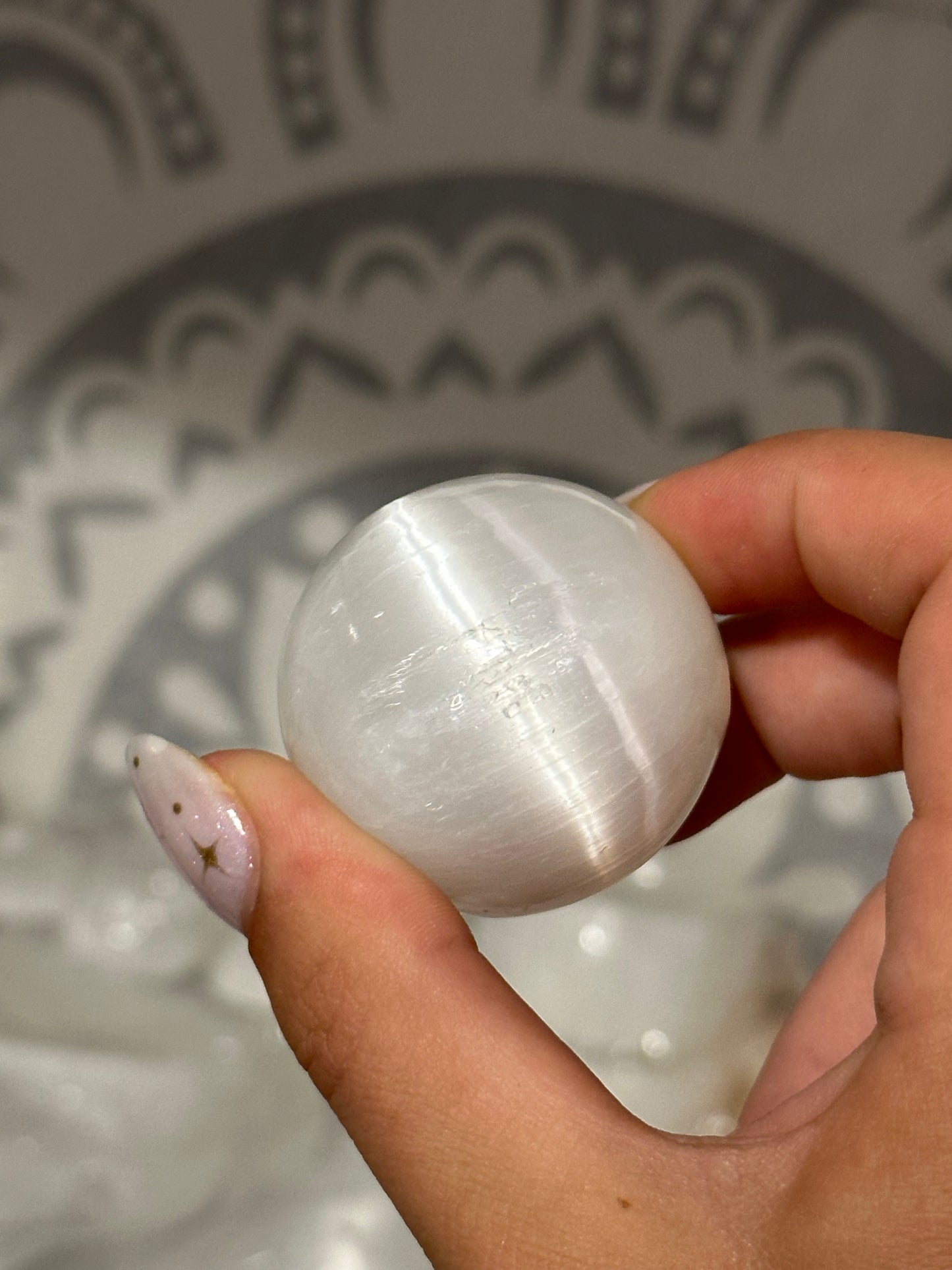 Small Satin Spar Selenite Spheres