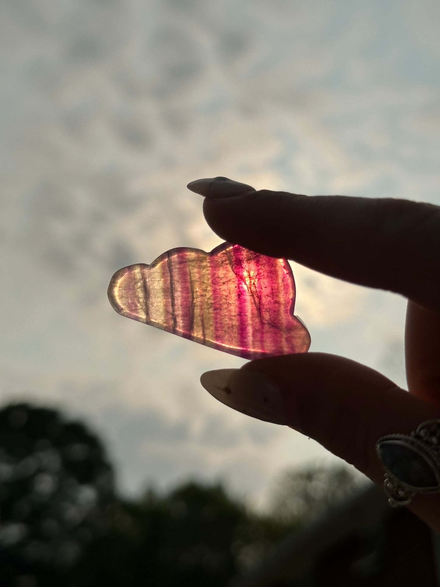 Mini Purple Fluorite Cloud