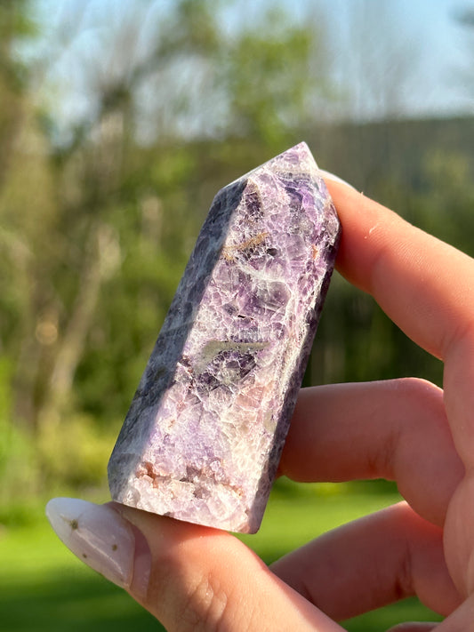 Purple Sphalerite Towers