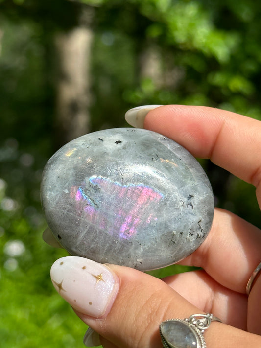 Sunset Labradorite Palmstone