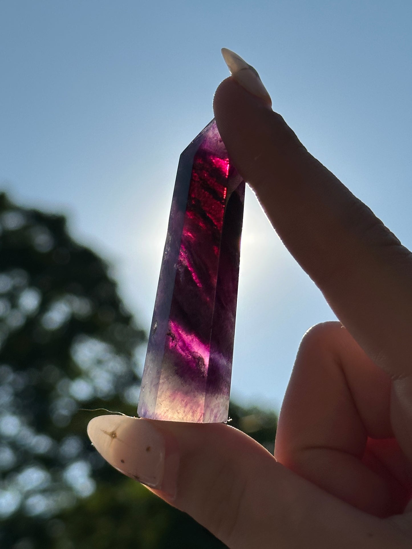 Magenta Fluorite Towers