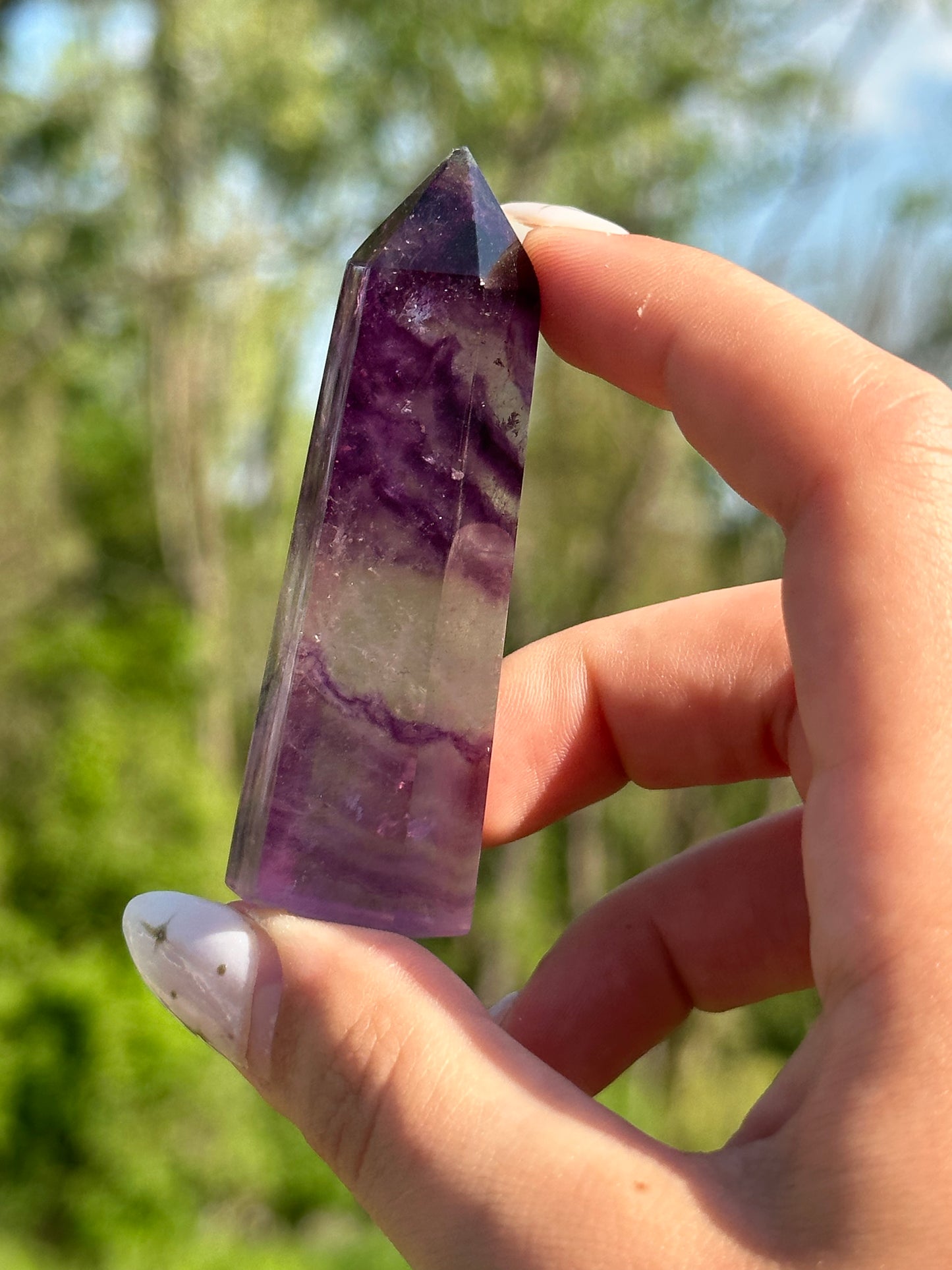 Magenta Fluorite Towers