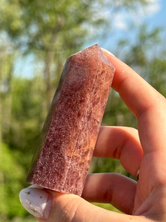 Strawberry Quartz- AKA Red Aventurine towers