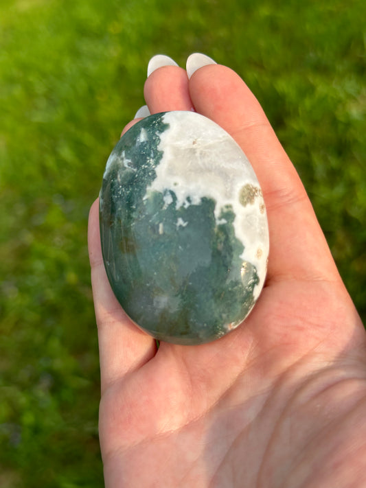 Moss Agate Palmstone