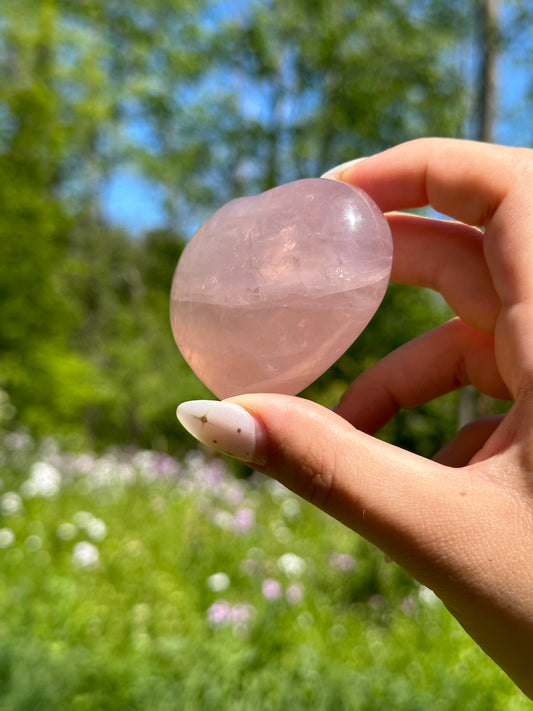 Rose Quartz Heart