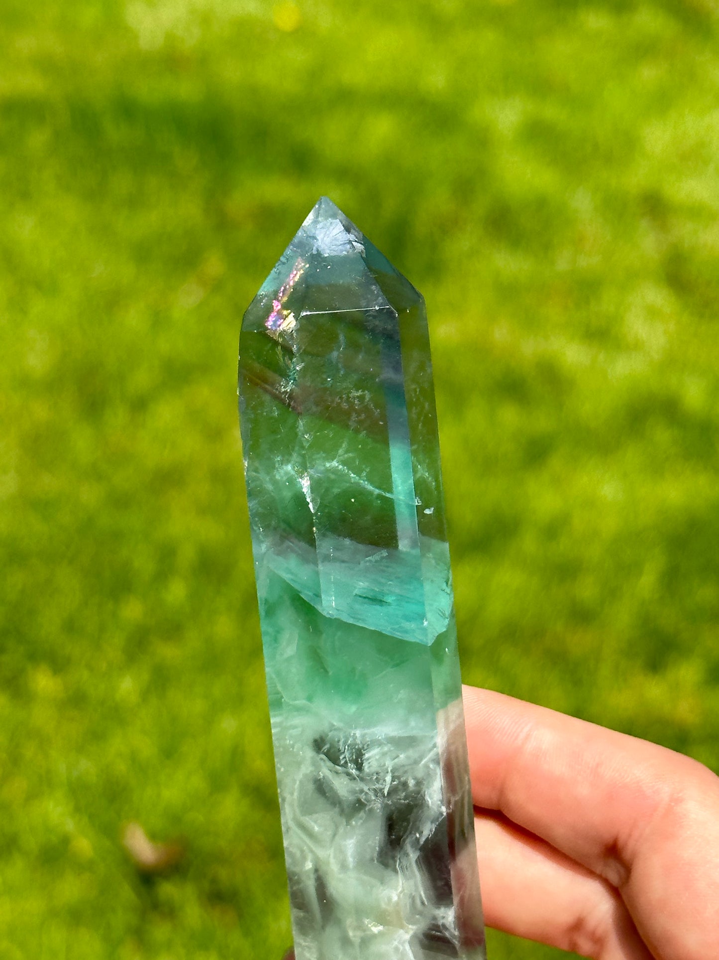 Green Flourite Tower