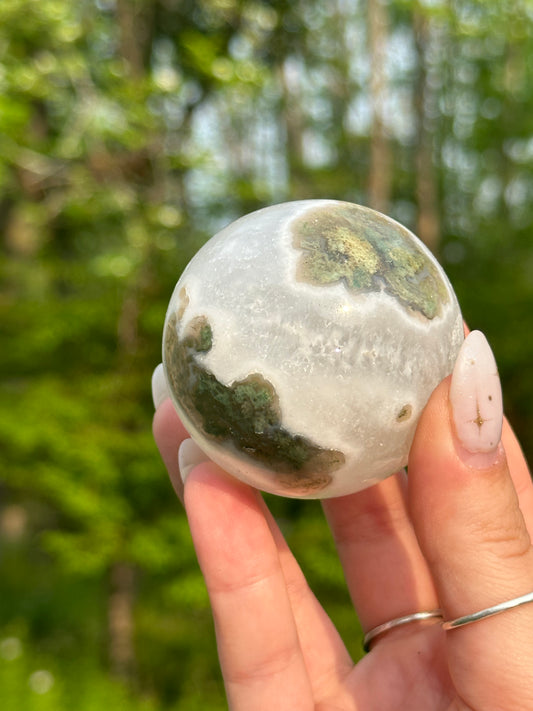 Moss Agate Sphere