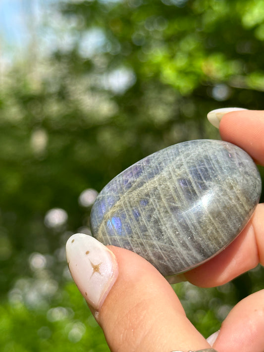 Sunset Labradorite Palmstone