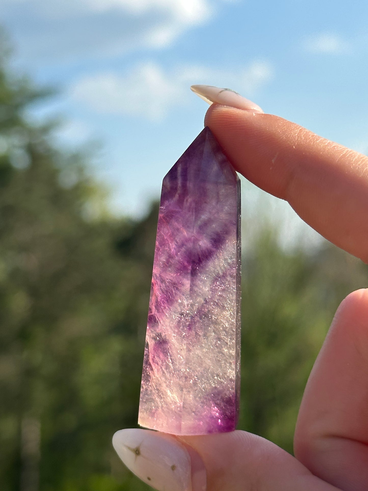 Magenta Fluorite Towers