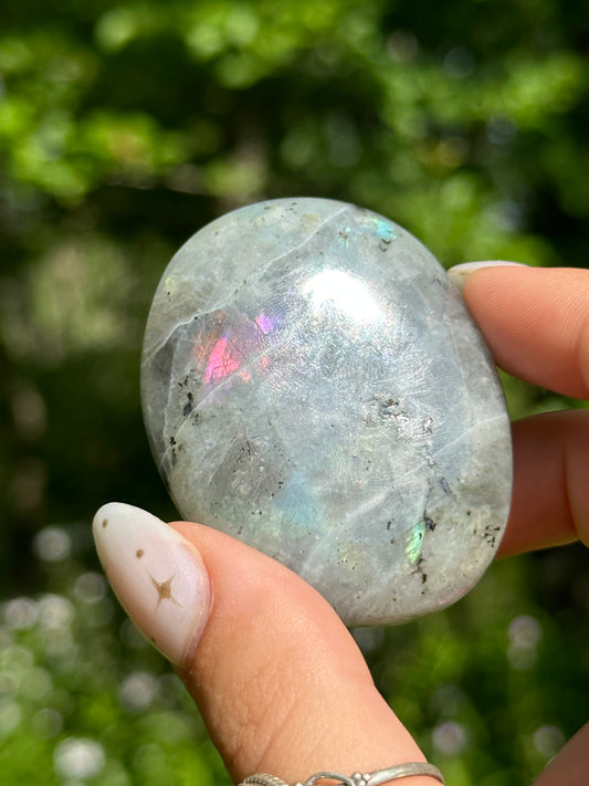 Sunset Labradorite Palmstone