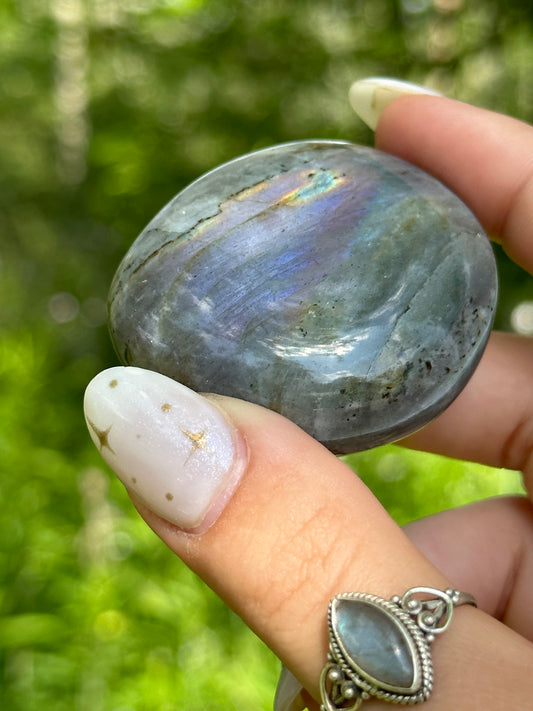 Sunset Labradorite Palmstone
