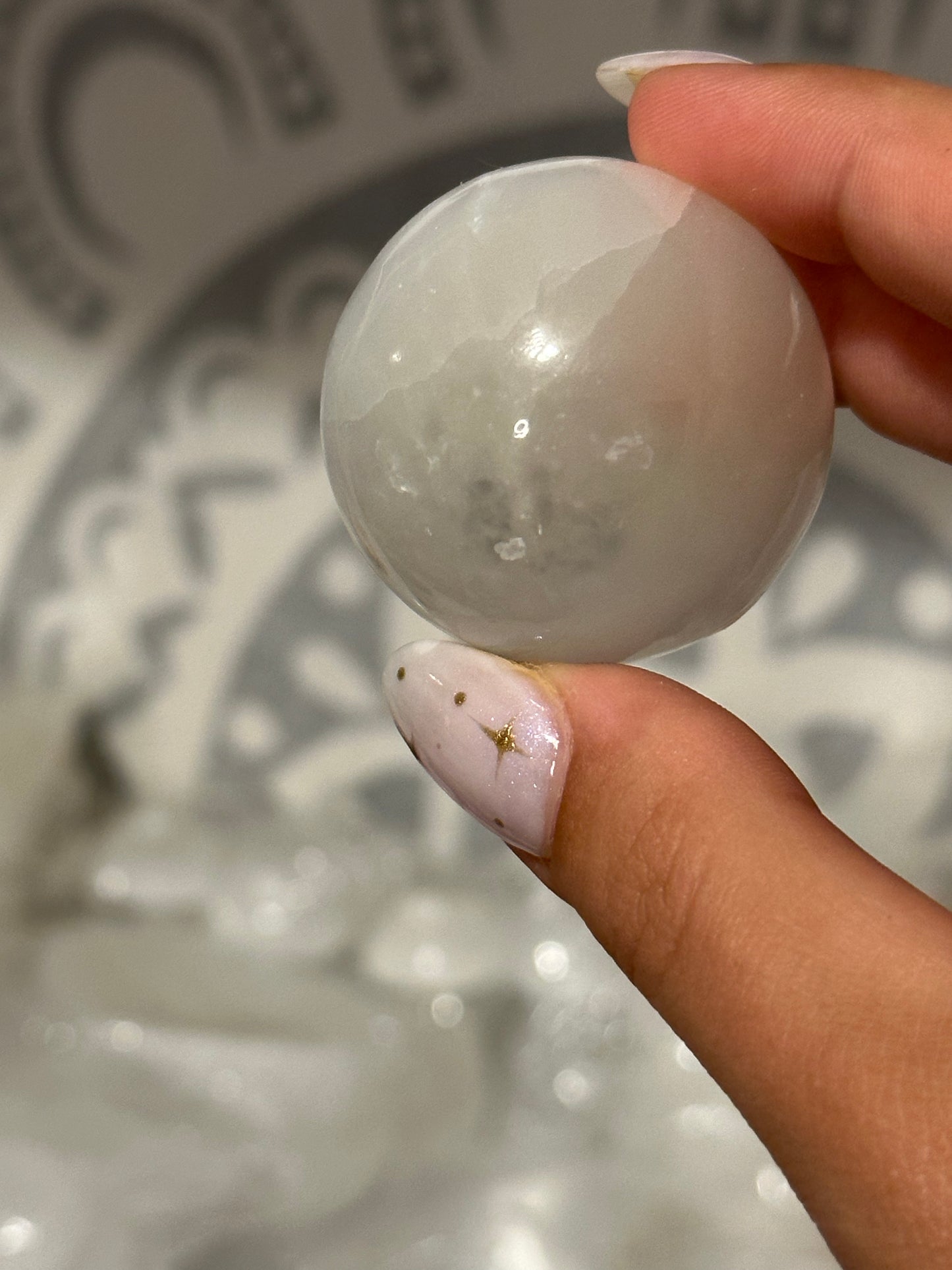 Small Satin Spar Selenite Spheres