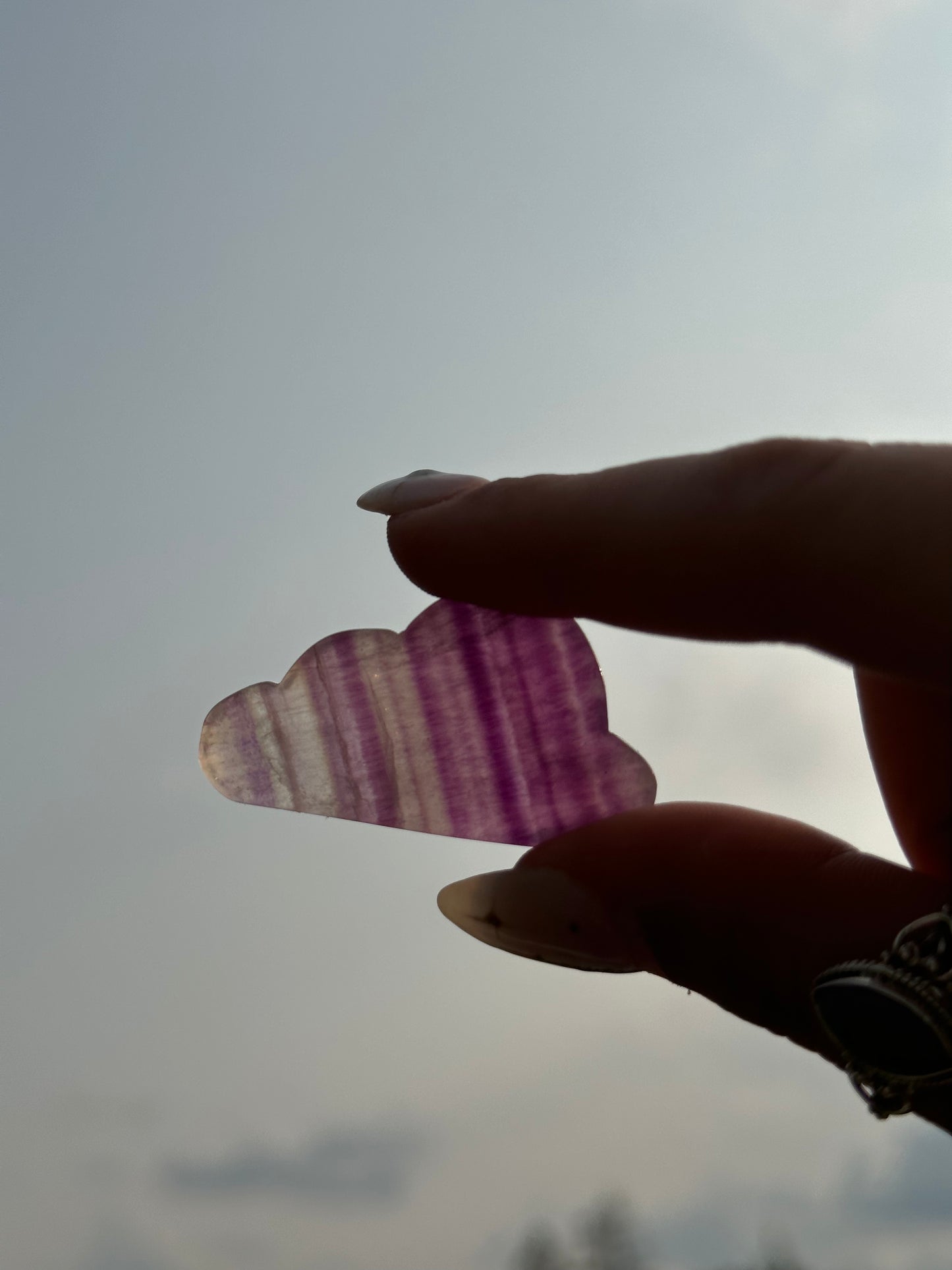 Mini Purple Fluorite Cloud