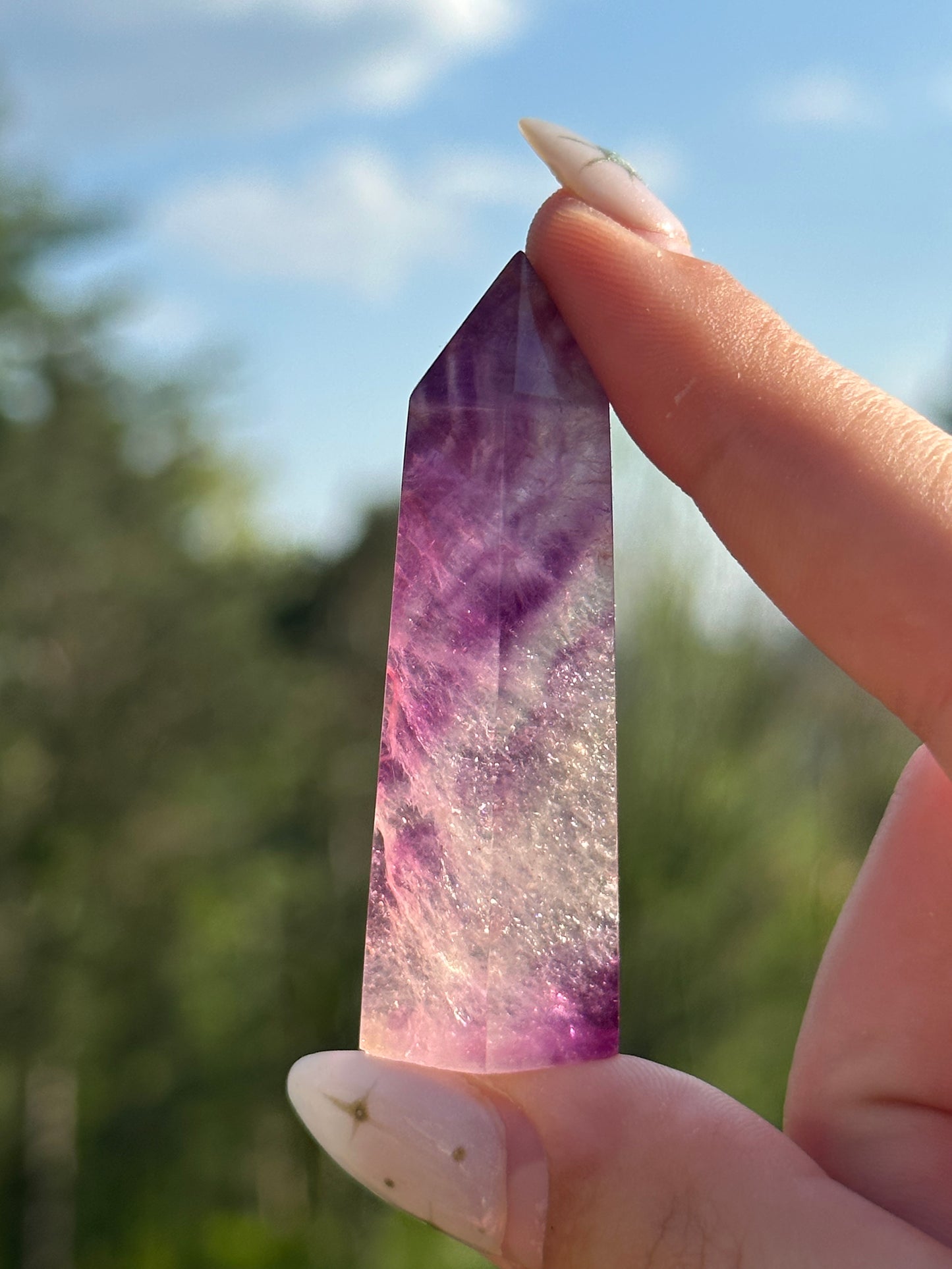 Magenta Fluorite Towers