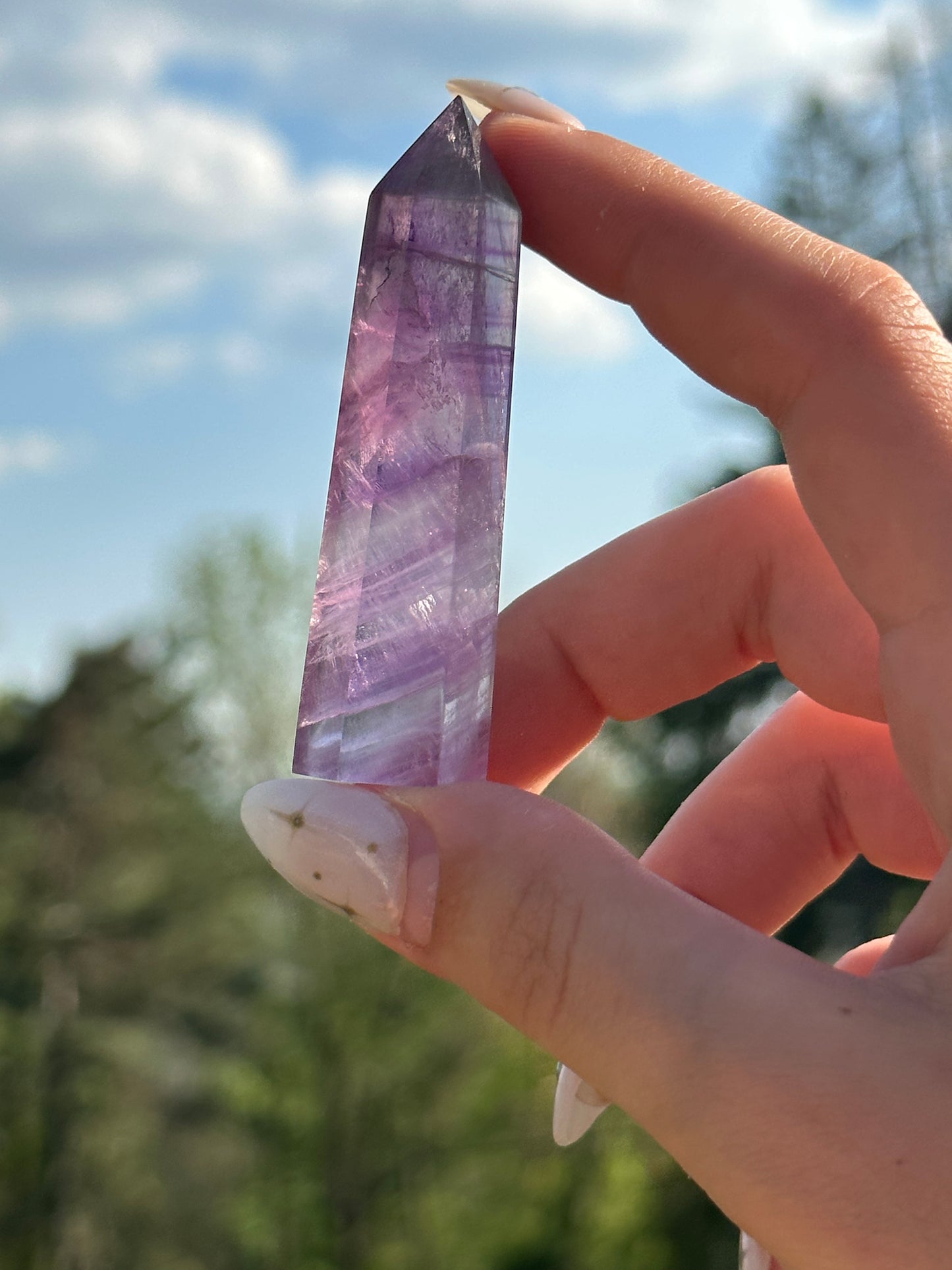 Magenta Fluorite Towers