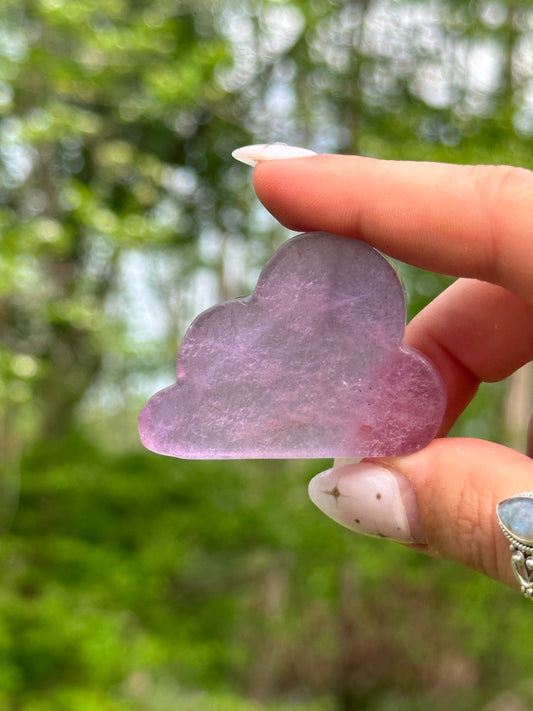 Mini Purple Fluorite Cloud