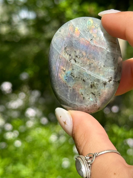 Sunset Labradorite Palmstone