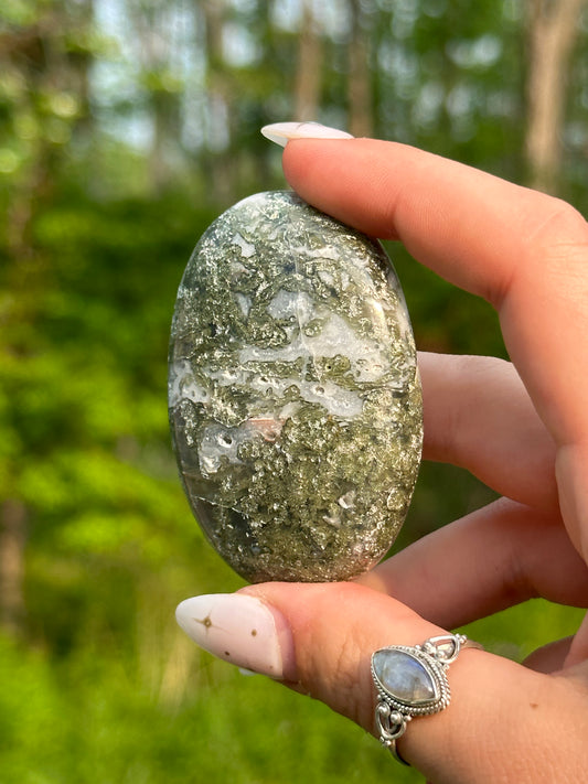 Moss Agate Palmstone