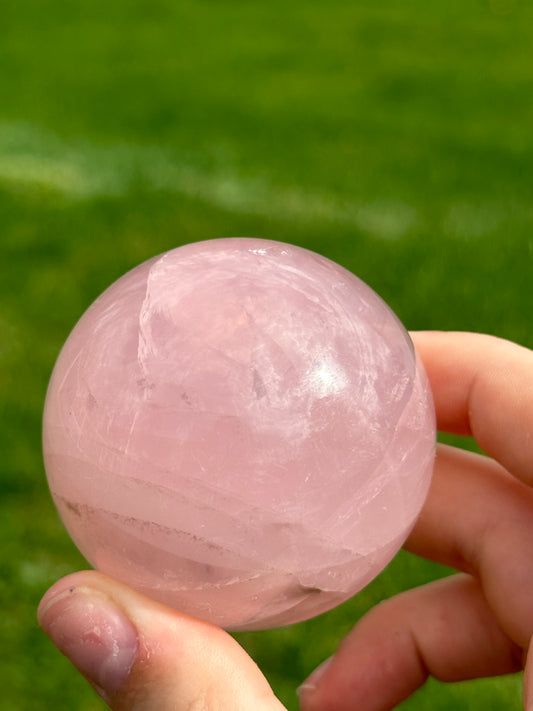 Star Rose Quartz Sphere