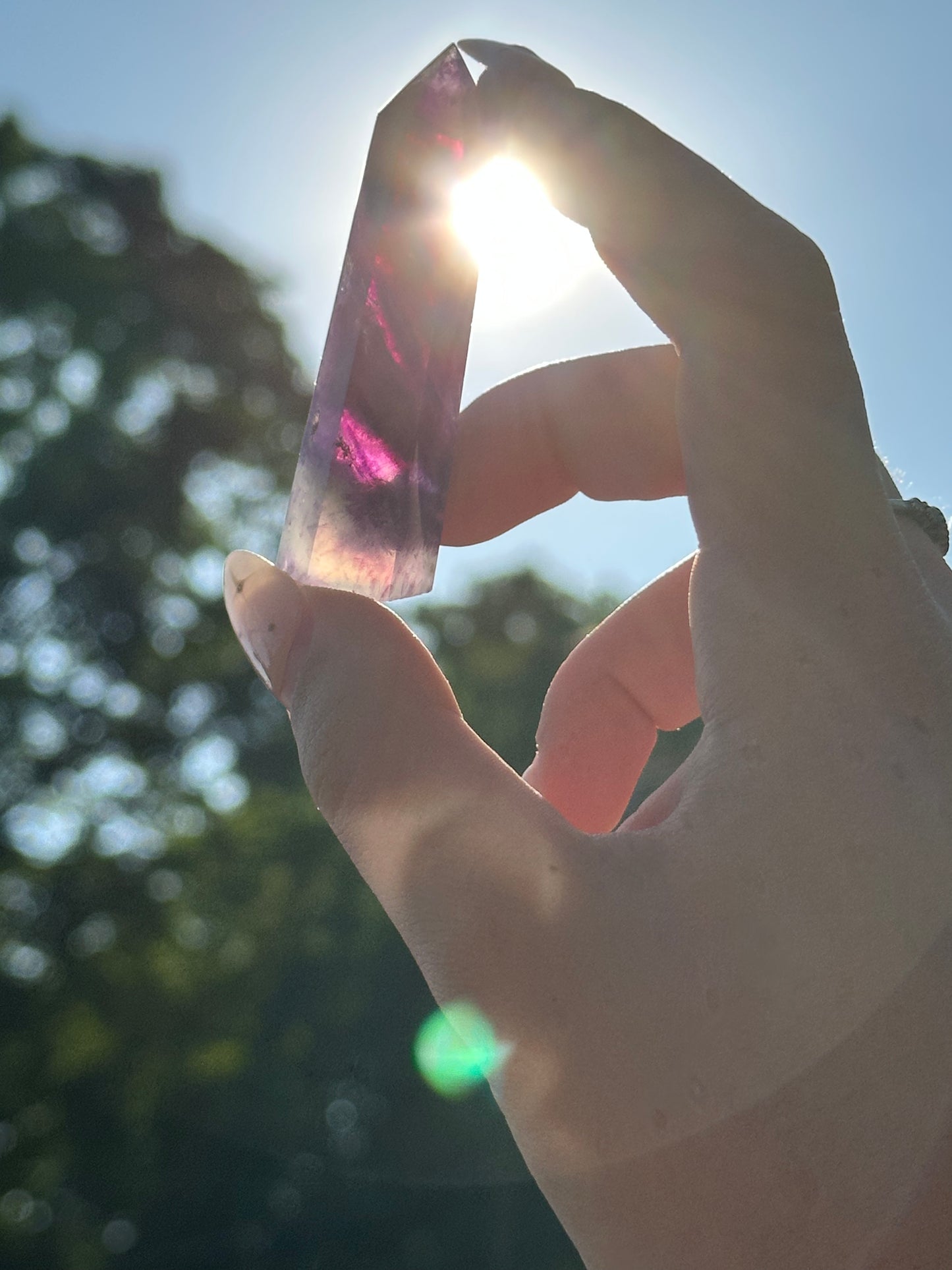 Magenta Fluorite Towers