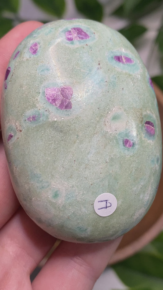 Ruby Fushite Palmstone