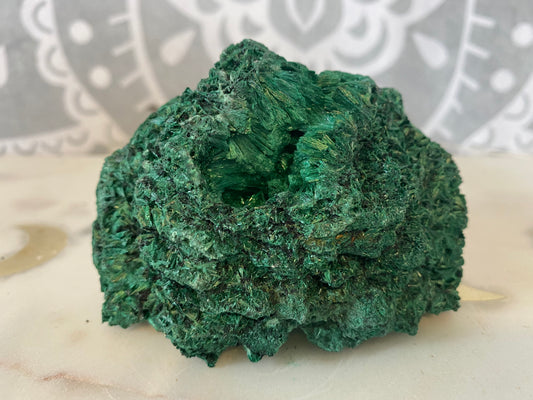 Fibrous Malachite Specimen