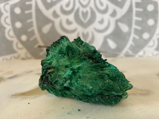 Fibrous Malachite Specimen