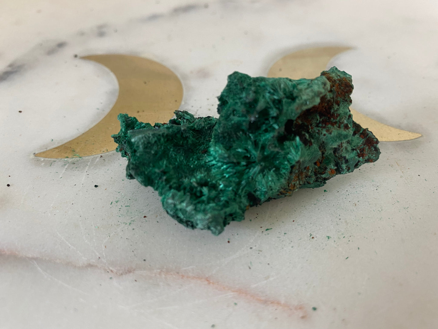 Fibrous Malachite Specimen