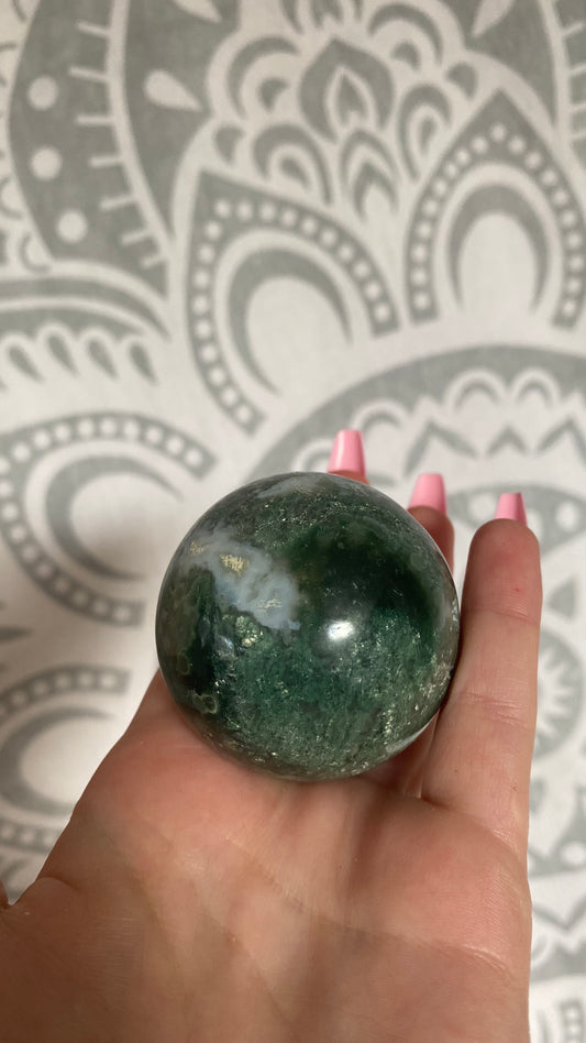 Moss Agate Sphere