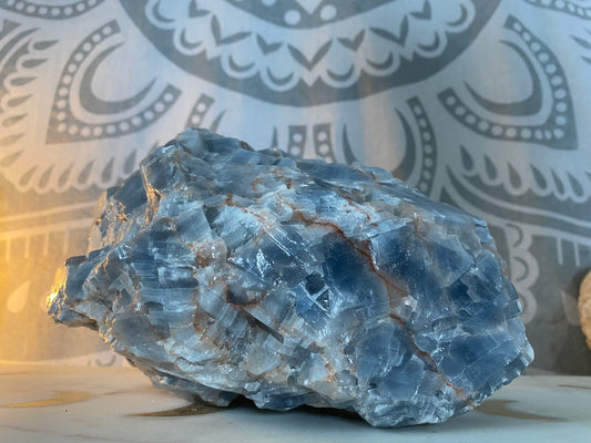 XL Blue Calcite Raw Specimen