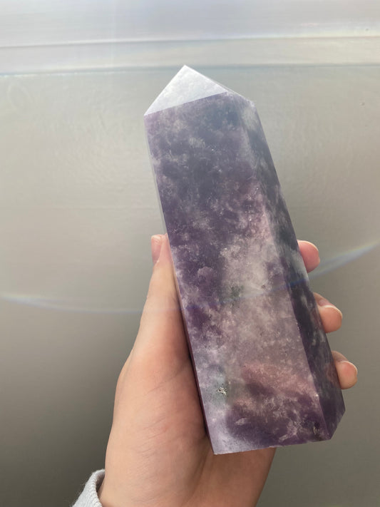 Large Lepidolite Tower D
