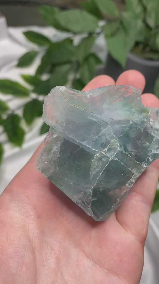 Fluorite one side polished C