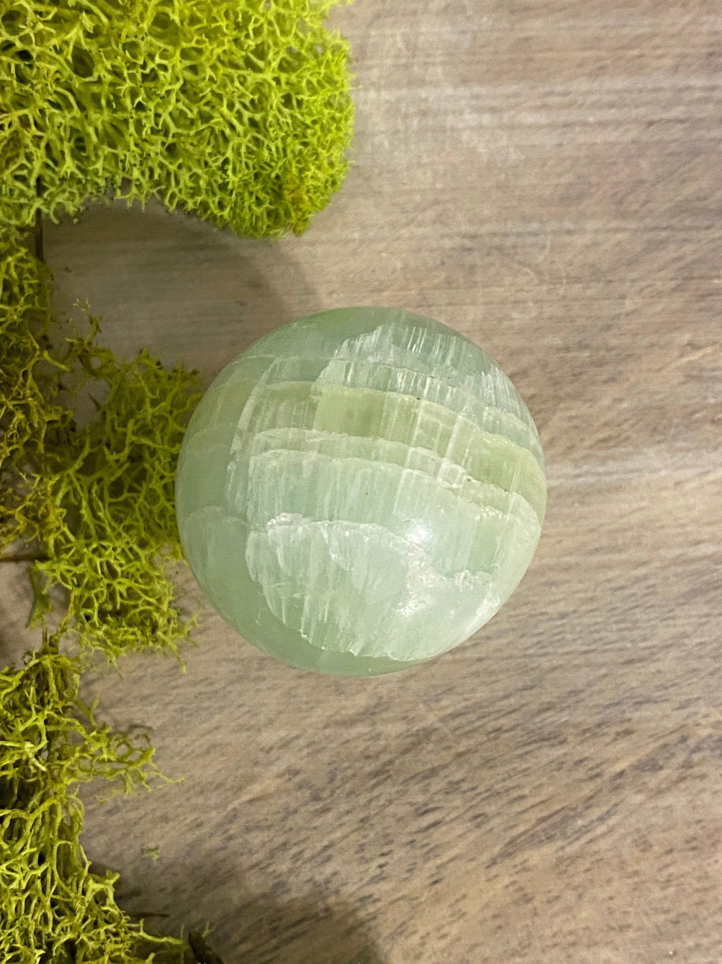 Pistachio Calcite Mushrooms