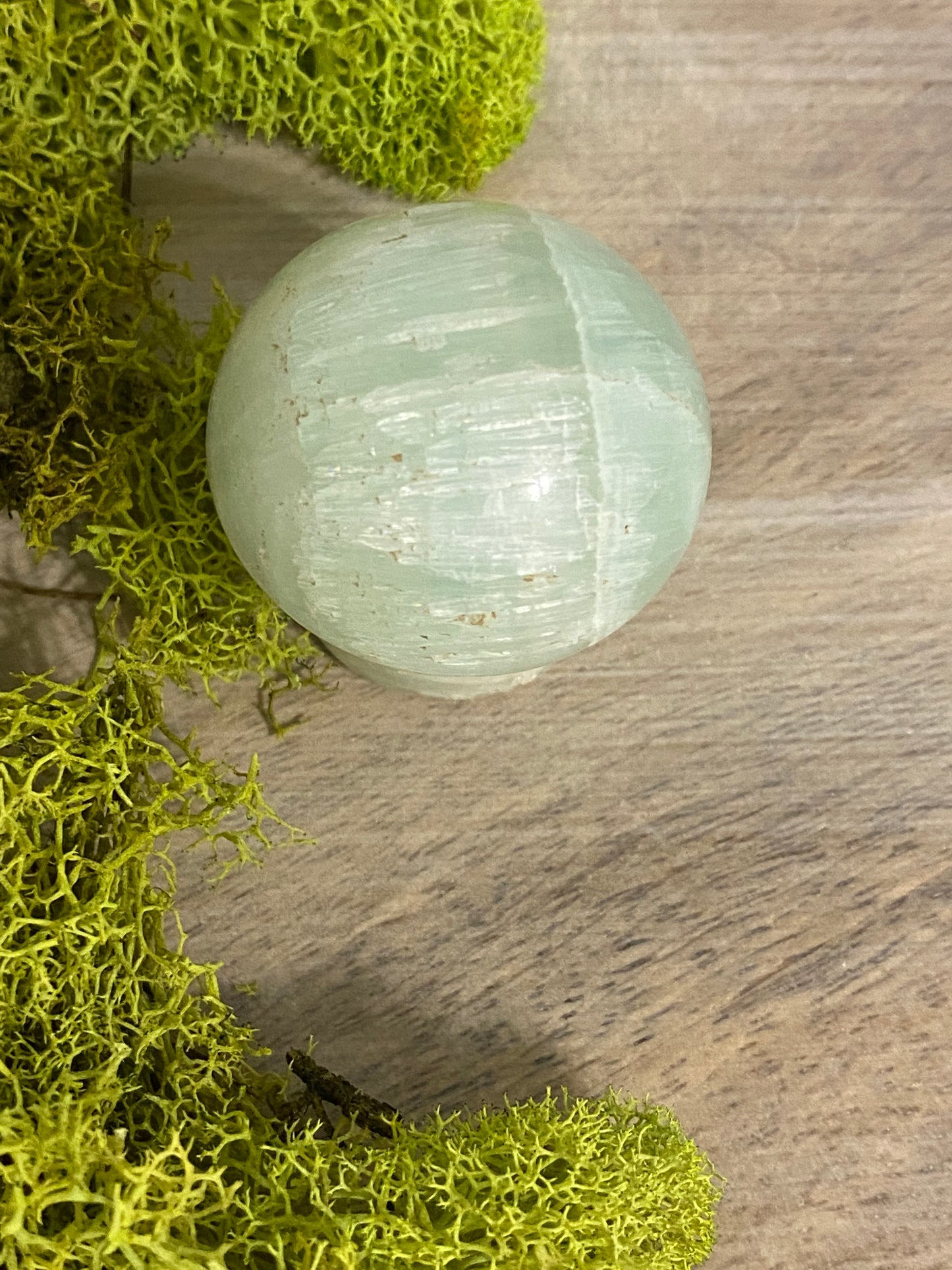 Pistachio Calcite Mushrooms