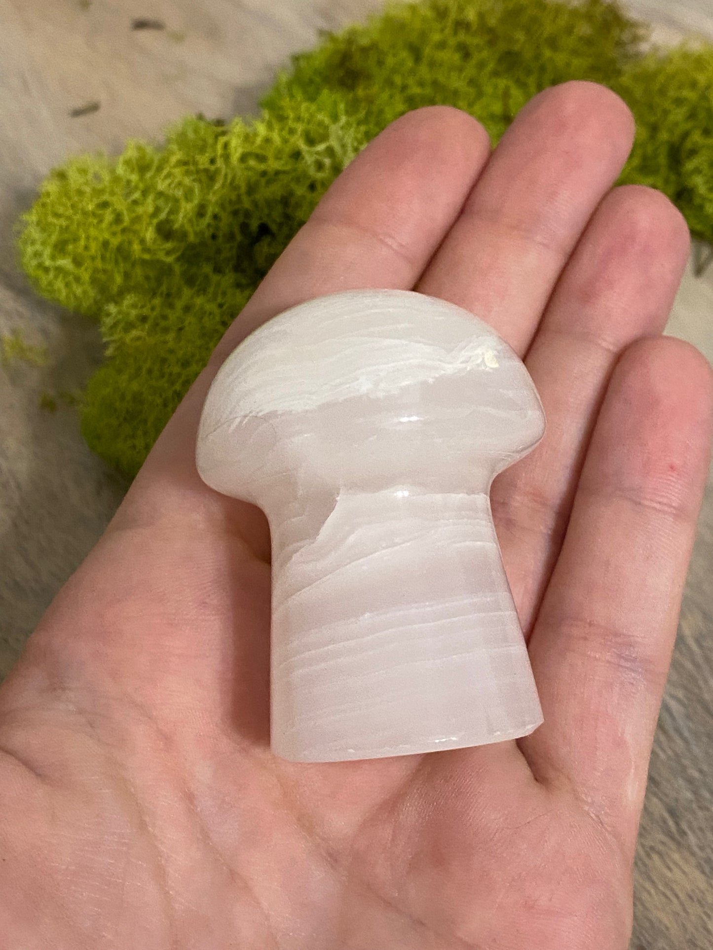 Pink Calcite Mushrooms