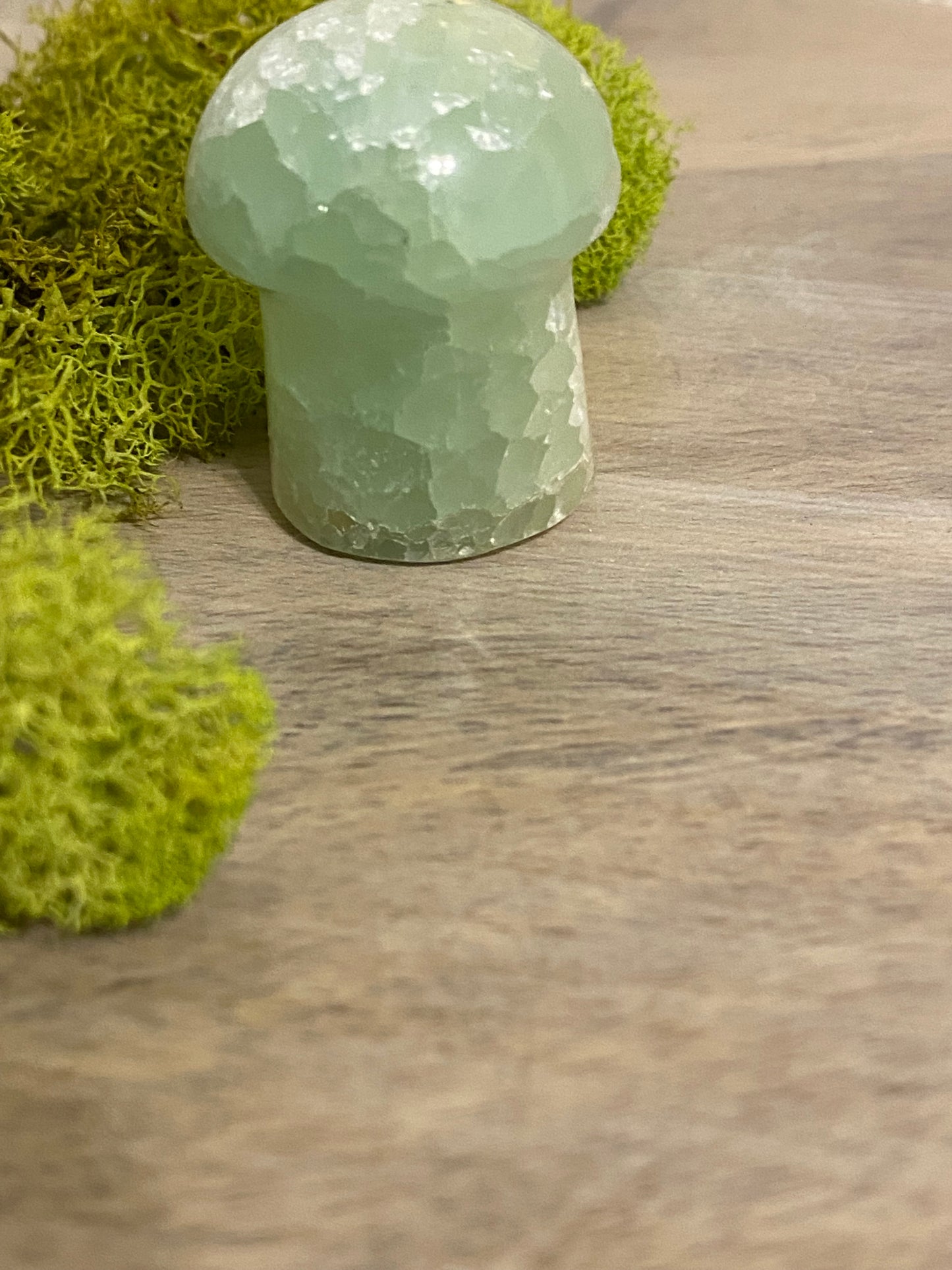 Pistachio Calcite Mushrooms