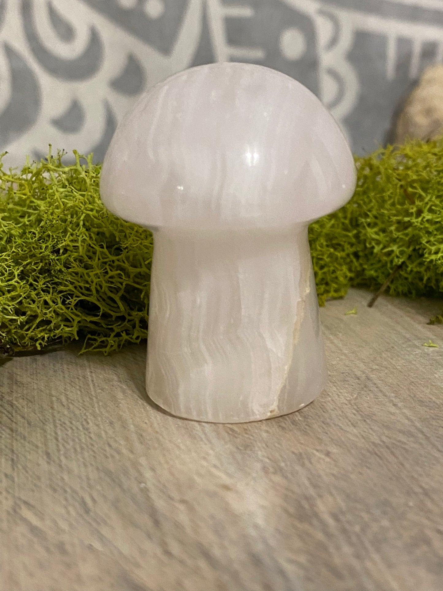 Pink Calcite Mushrooms