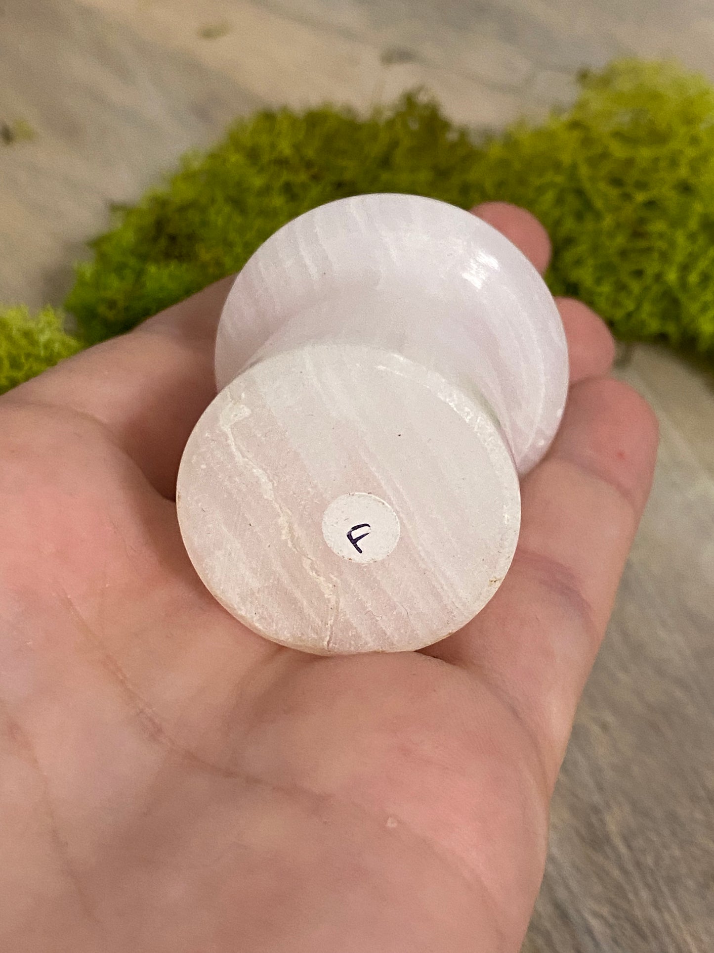Pink Calcite Mushrooms