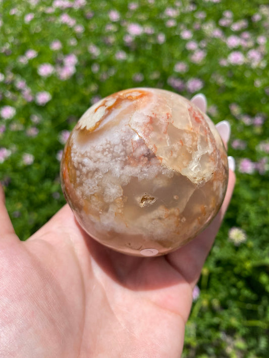 Flower Agate Sphere C