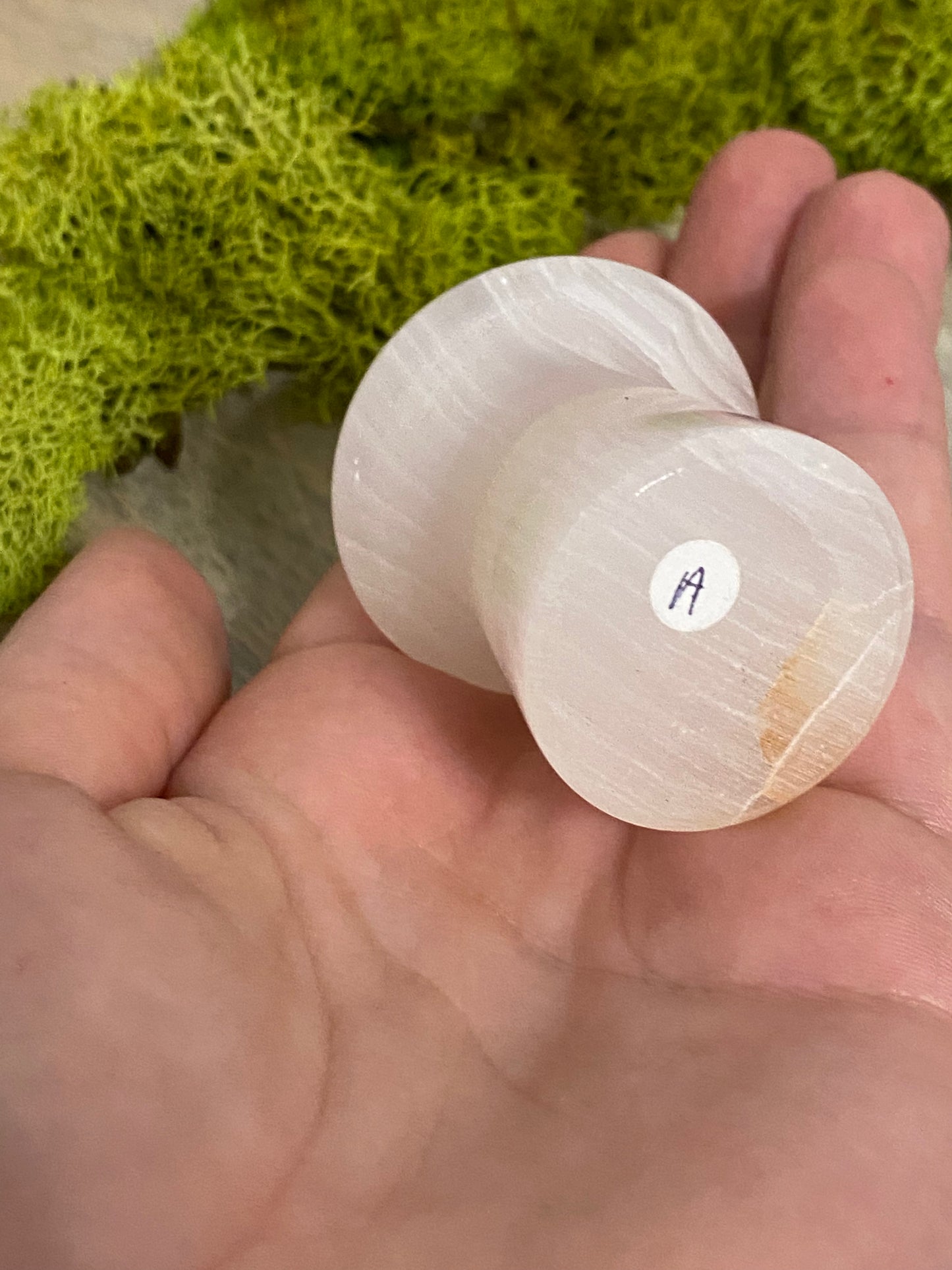 Pink Calcite Mushrooms
