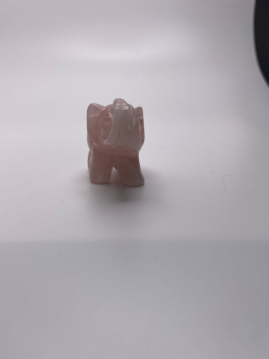 Rose Quartz Mini Elephant