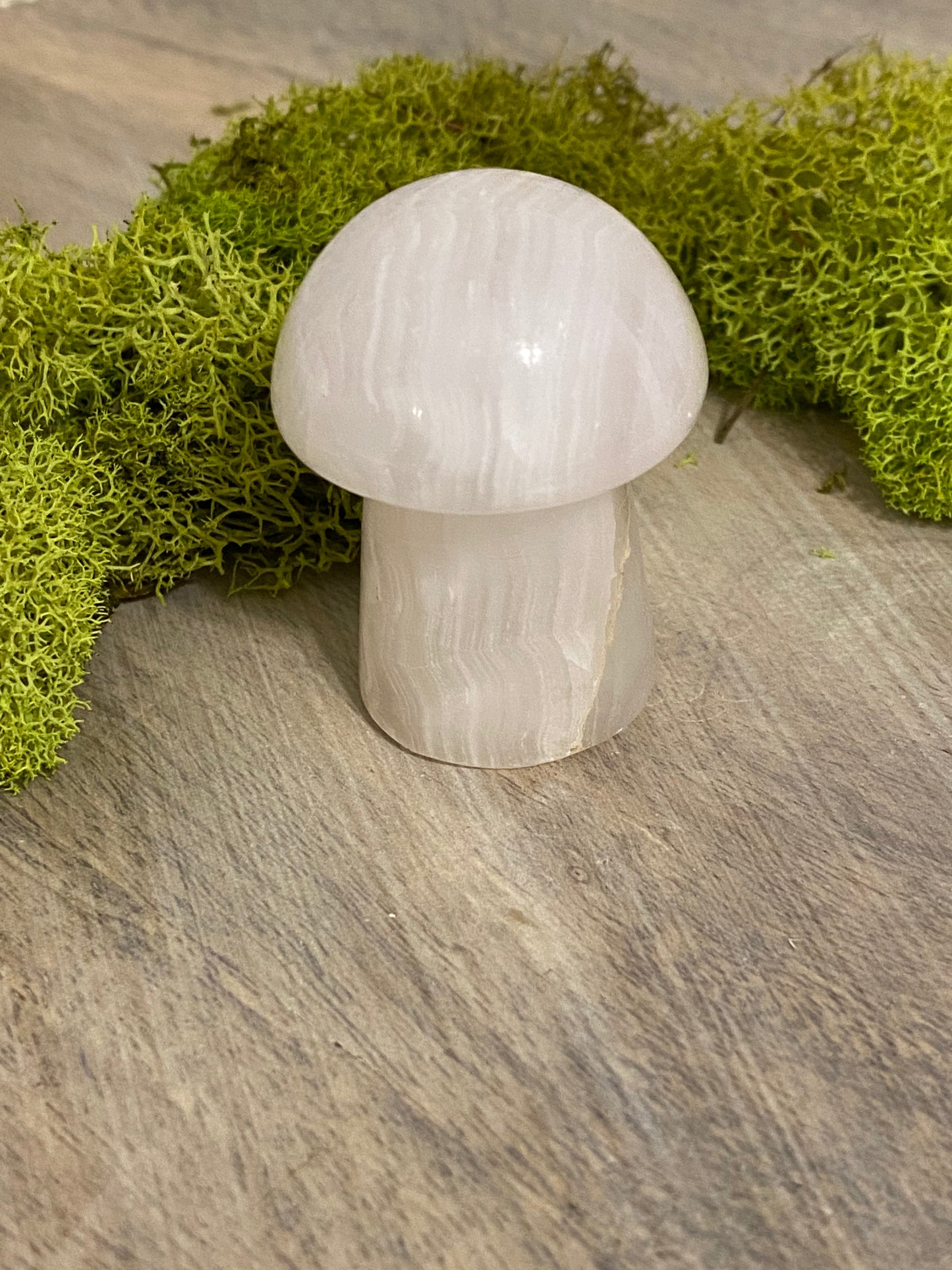Pink Calcite Mushrooms