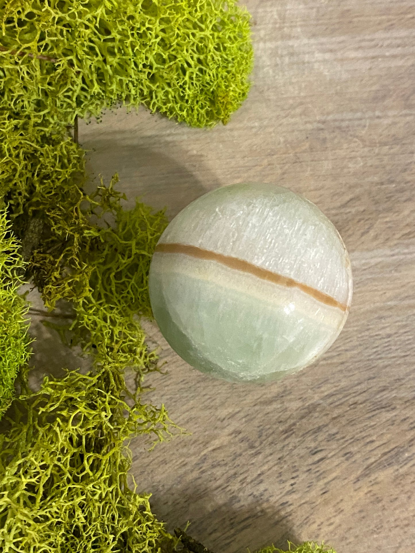 Pistachio Calcite Mushrooms